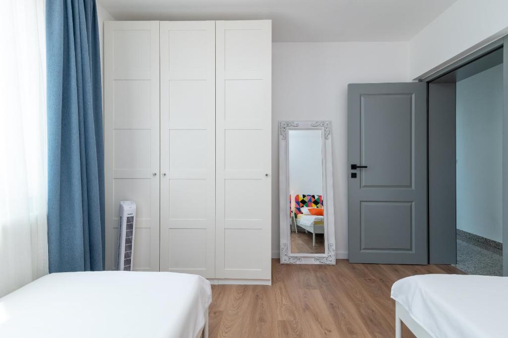 Postel nebo postele na pokoji v ubytování Apartment Kambel