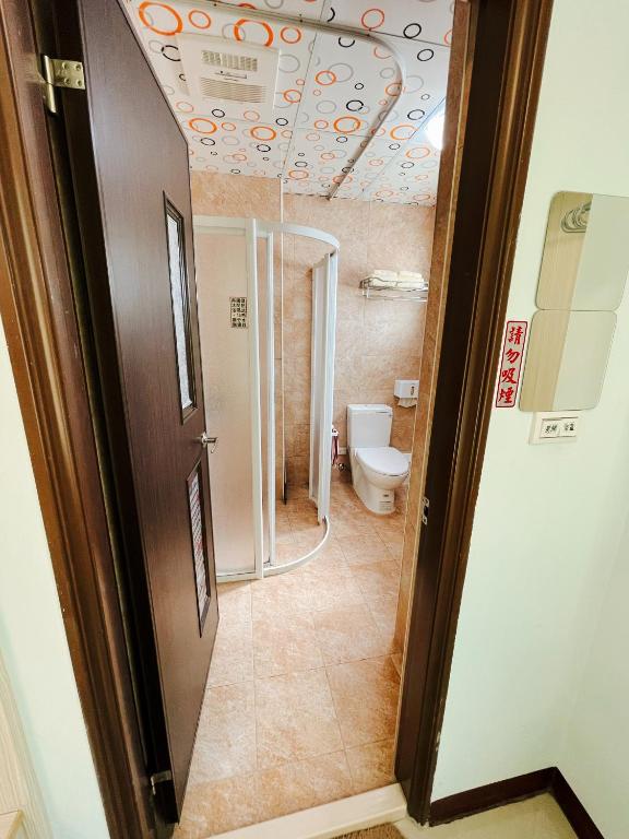 Koupelna v ubytování Zucuo Homestay