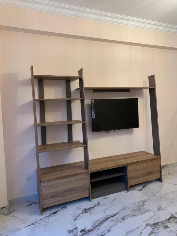 TV a/nebo společenská místnost v ubytování Luxury Apartment with balcony