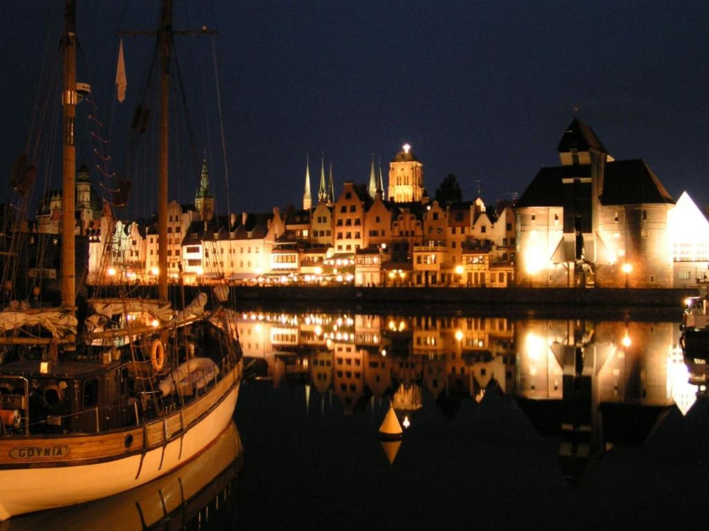 Výhľad na mesto Gdansk alebo výhľad na mesto priamo z hotela