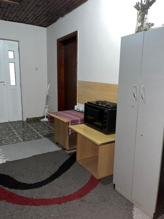 Kuchyň nebo kuchyňský kout v ubytování Villa Natalija