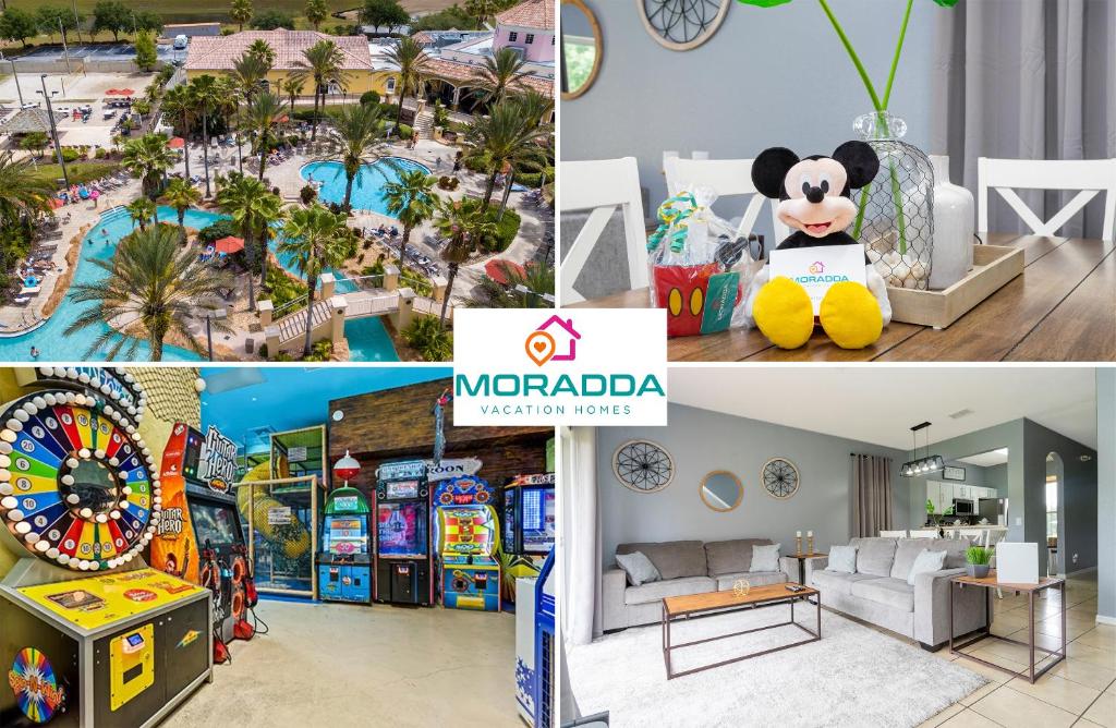 un collage d’images d’un magasin maragogia dans l'établissement Moradda New Decor Vacation Home Regal Palms Resort, à Davenport