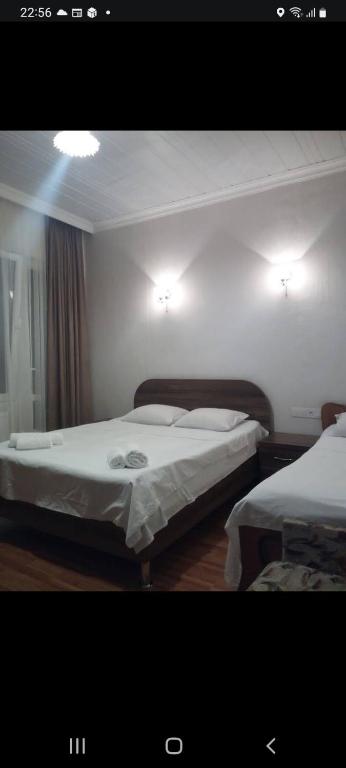 Postel nebo postele na pokoji v ubytování Small guest house