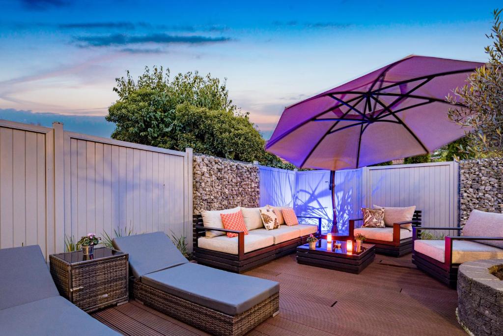 Posezení v ubytování Nordseehotel Kröger