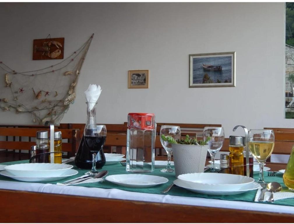 Nápoje v ubytování Boarding house Vide