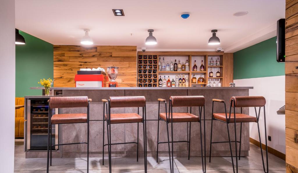 Lounge nebo bar v ubytování Step Inn - Kazbegi