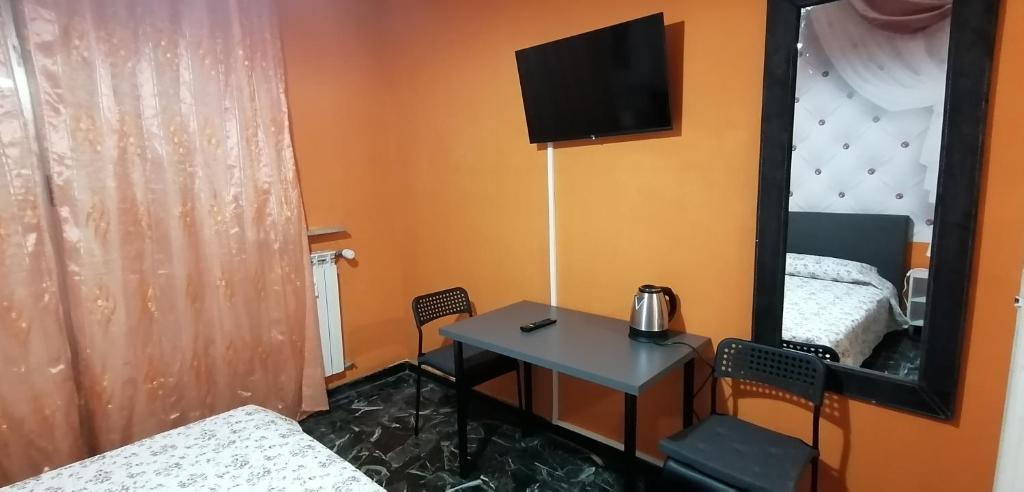 TV a/nebo společenská místnost v ubytování Céline
