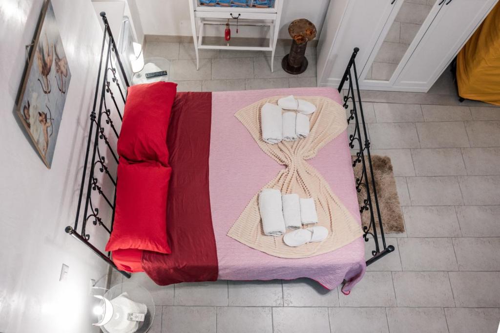 Postel nebo postele na pokoji v ubytování Il Borgo Antico B & B
