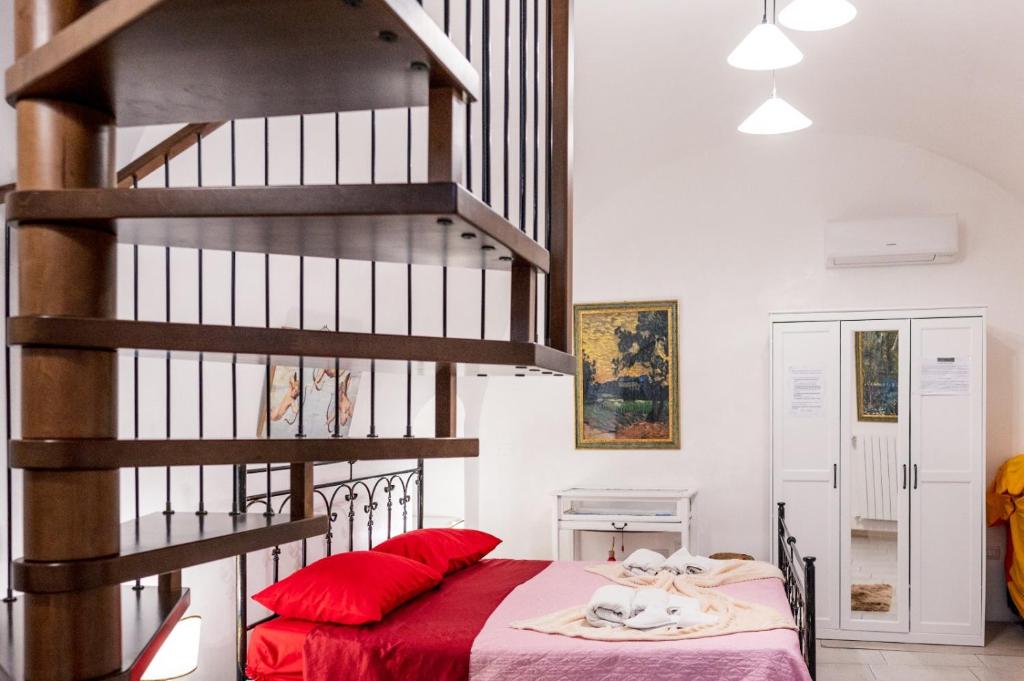 Postel nebo postele na pokoji v ubytování Il Borgo Antico B & B
