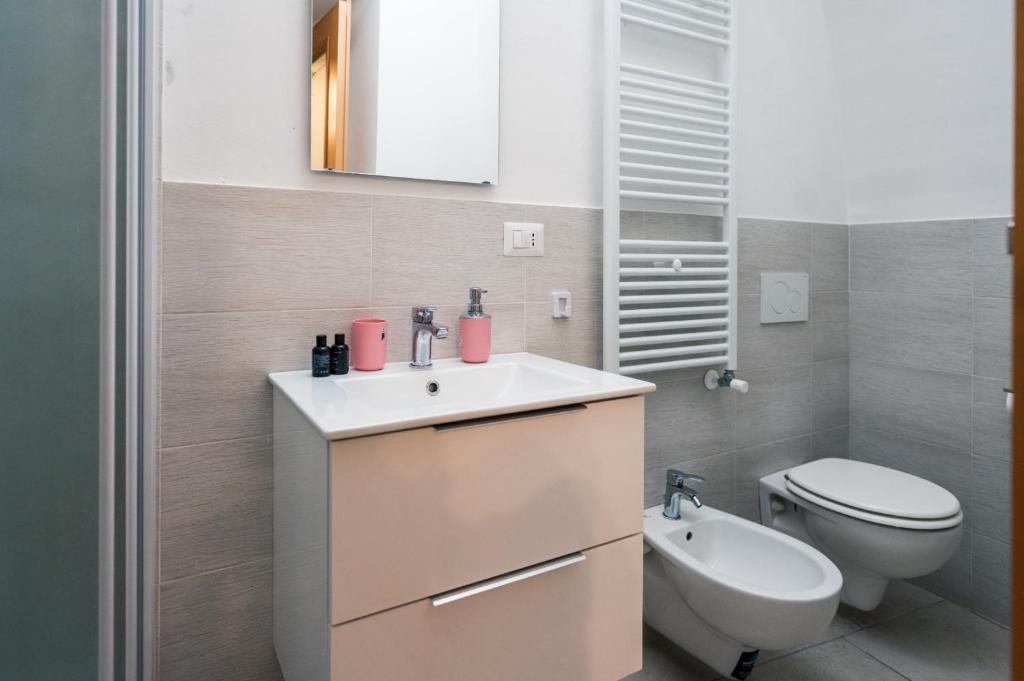 Koupelna v ubytování Il Borgo Antico B & B