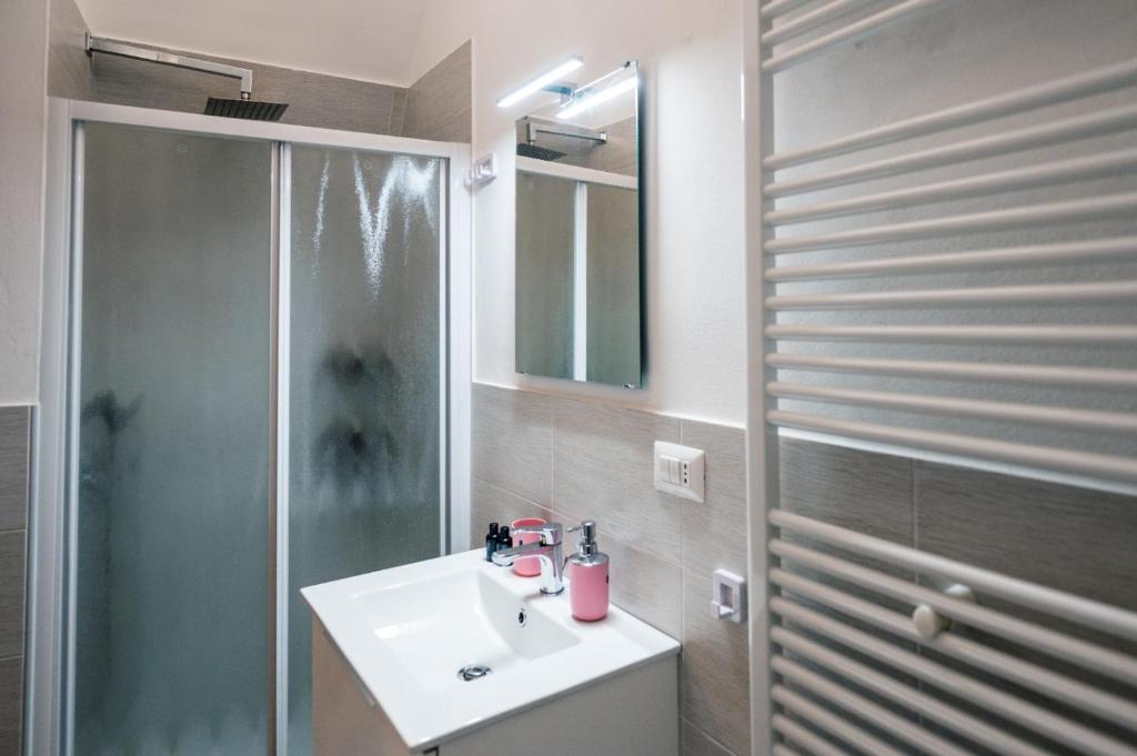 Koupelna v ubytování Il Borgo Antico B & B