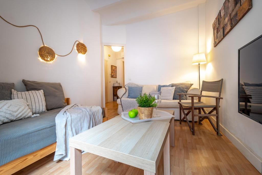 Posezení v ubytování Acogedor apartamento en Serrallo