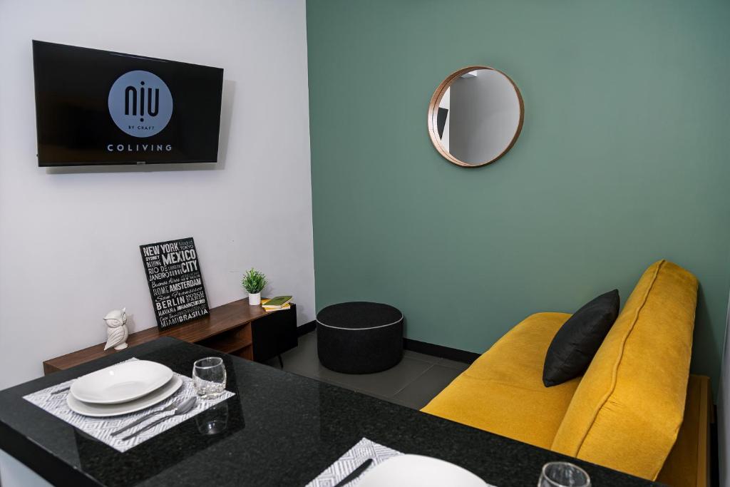 NIU Modern Apartments near WTC & Condesa - Roma Sur - Apartment With Balcony