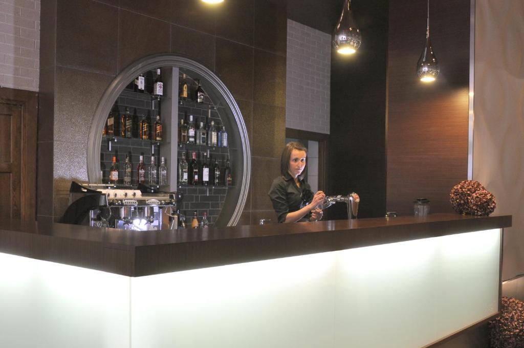 Lounge alebo bar v ubytovaní Radocza Park Active & Spa