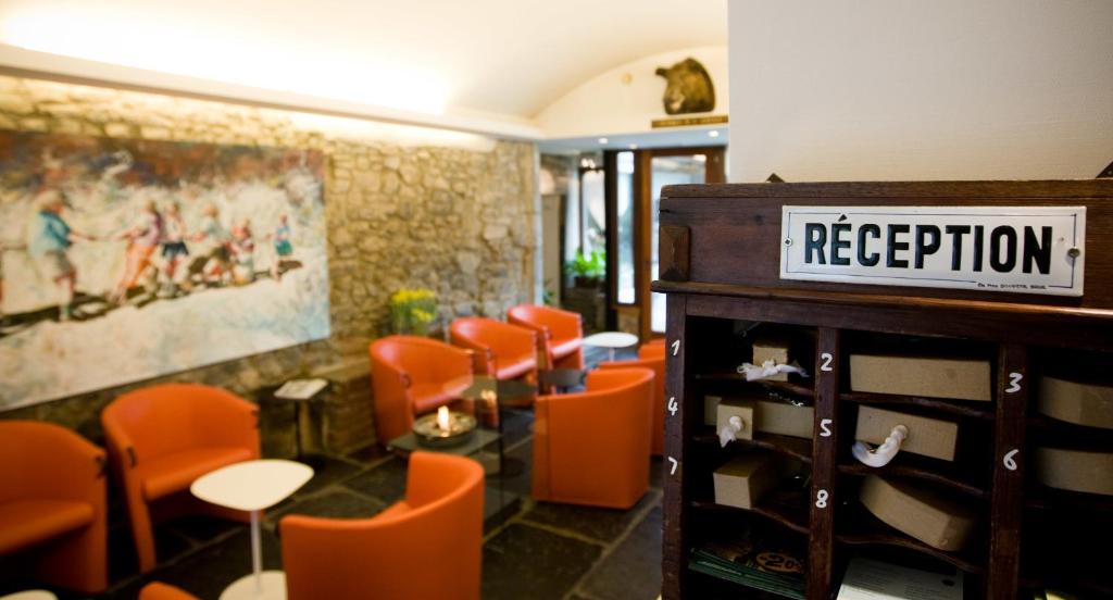 Vstupní hala nebo recepce v ubytování Hotel Le Clos des Récollets