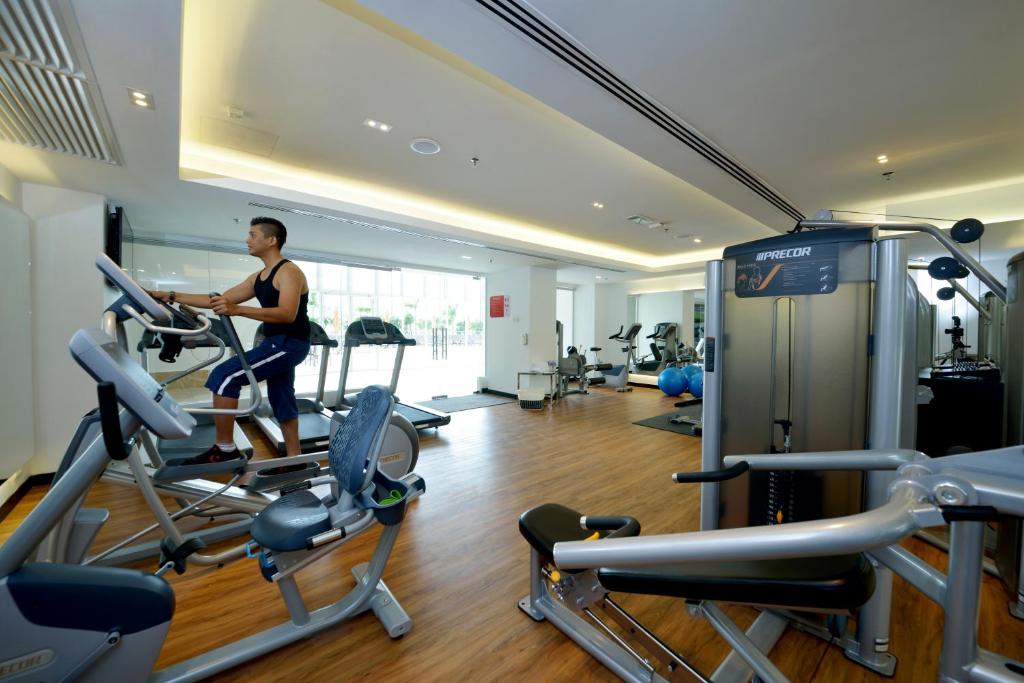 Fitness centrum a/nebo fitness zařízení v ubytování Lexis Suites Penang