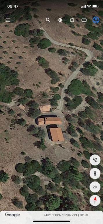 A bird's-eye view of Villa Mattia