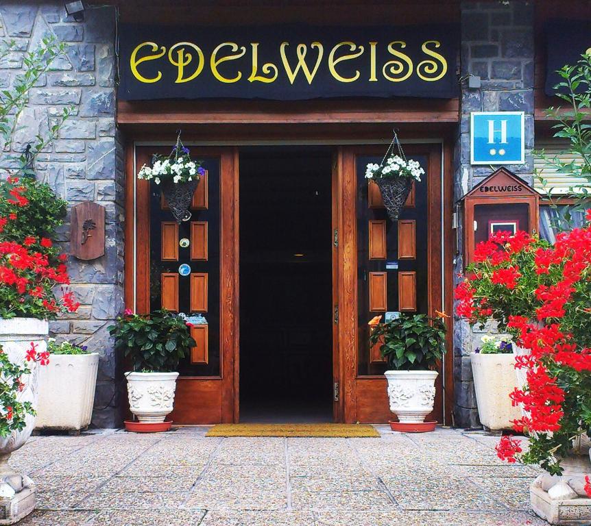 Exteriér nebo vchod ubytování Edelweiss Hotel