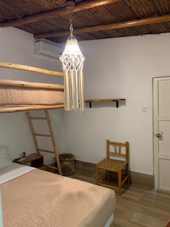 Postel nebo postele na pokoji v ubytování Hotel Boutique Beso de Sal