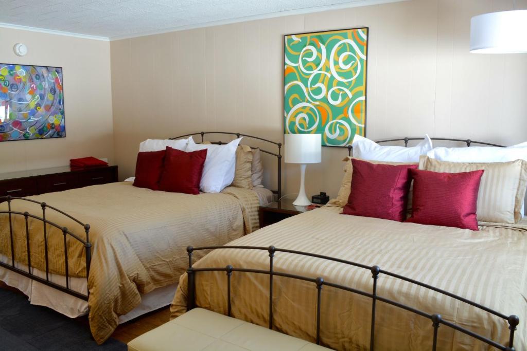 Gore Mountain Lodge - Chambre Queen De Luxe Avec Deux Lits Queen