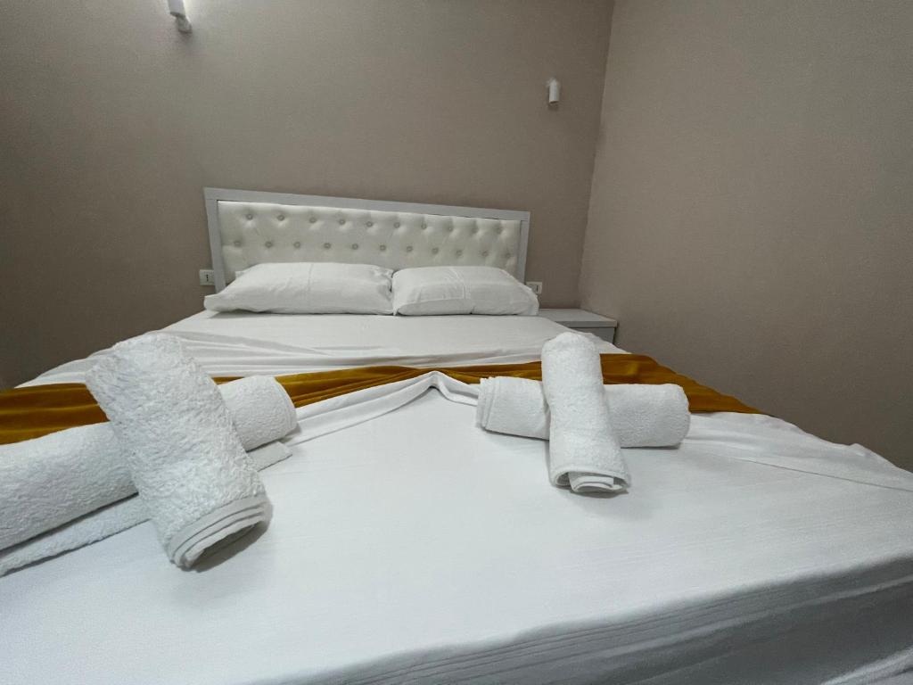 Postel nebo postele na pokoji v ubytování Vila Zini