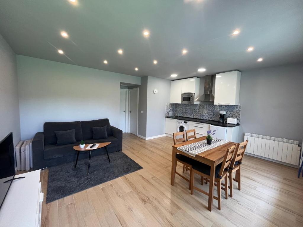 Kuchyň nebo kuchyňský kout v ubytování Apartamentos El Valle