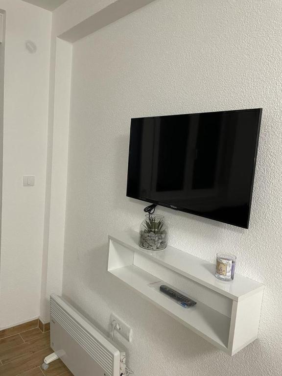 TV a/nebo společenská místnost v ubytování Apartman Splendid