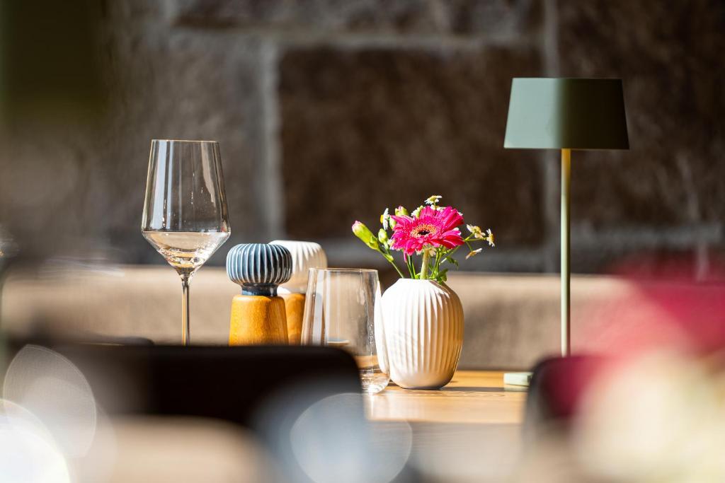 Nápoje v ubytování Weinhotel Pfeffer & Salz