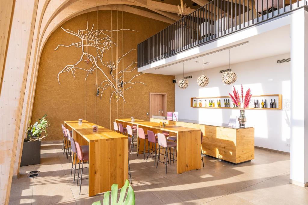 Posezení v ubytování Weinhotel Pfeffer & Salz