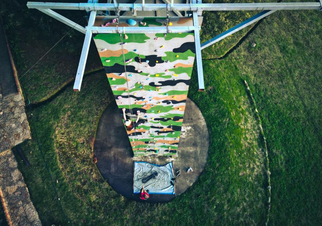 Letecký snímek ubytování Refugios de Alta Güita