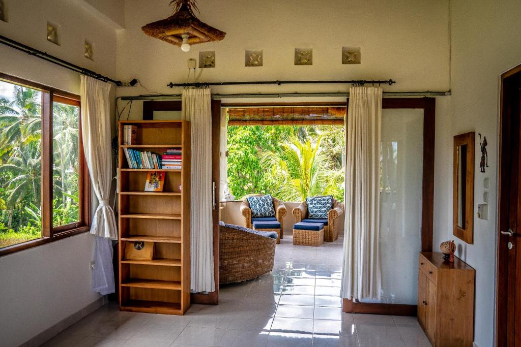 Posezení v ubytování Buddha Homestay