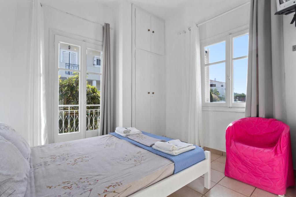 Voodi või voodid majutusasutuse Unforgettable Return To Timeless Spetses toas