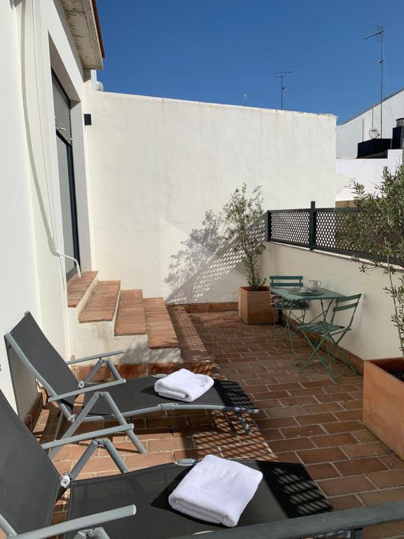 Balkón alebo terasa v ubytovaní La Casa del Pintor Apartments