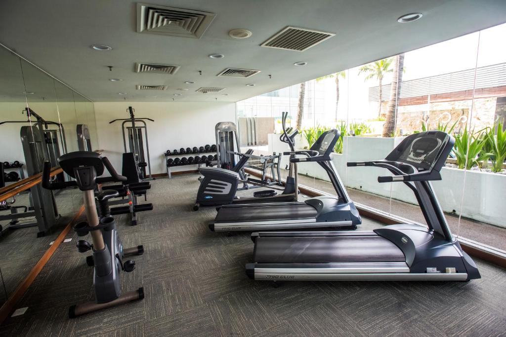 Fitness centrum a/nebo fitness zařízení v ubytování Premiere Hotel - Complimentary Shuttle to Klang Wholesale Market