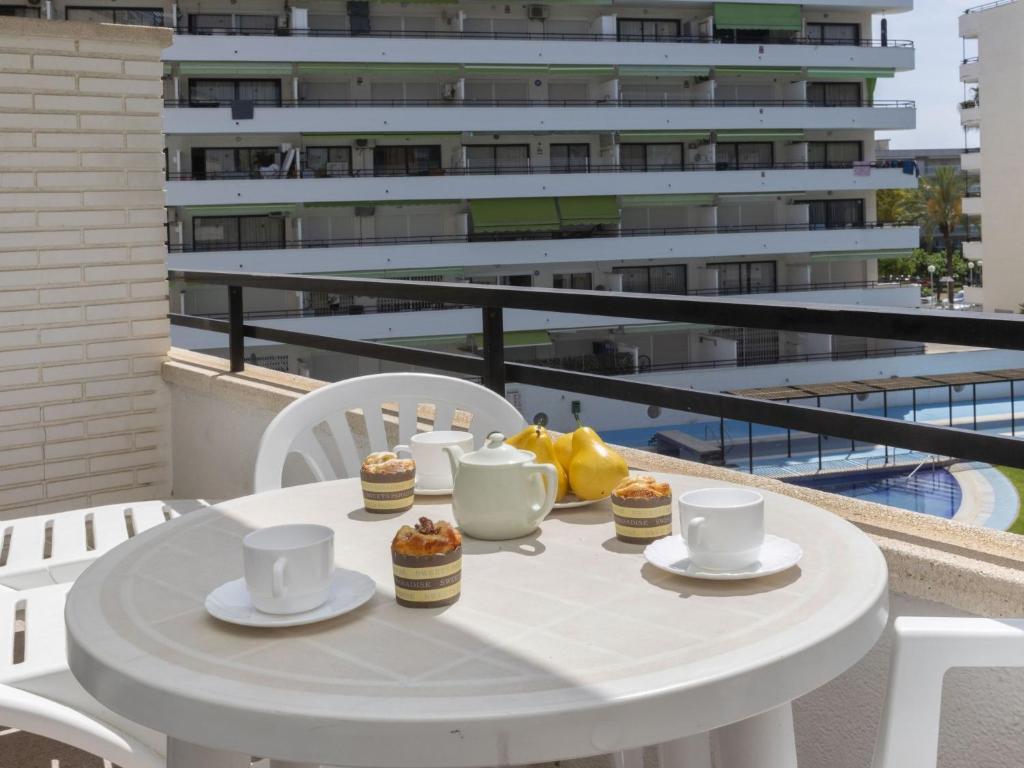 Balkón alebo terasa v ubytovaní Apartment Riviera Park J 22 by Interhome
