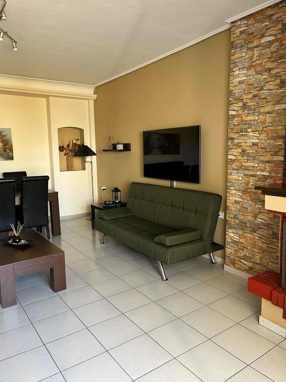 TV a/nebo společenská místnost v ubytování AM Apartment on the beach