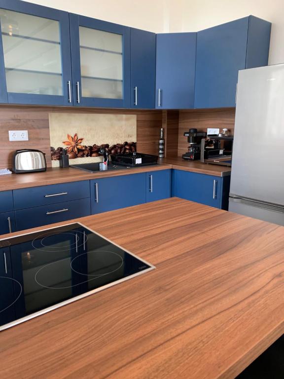 Kuchyňa alebo kuchynka v ubytovaní Cruiser Apartmanok Siófok By BLTN