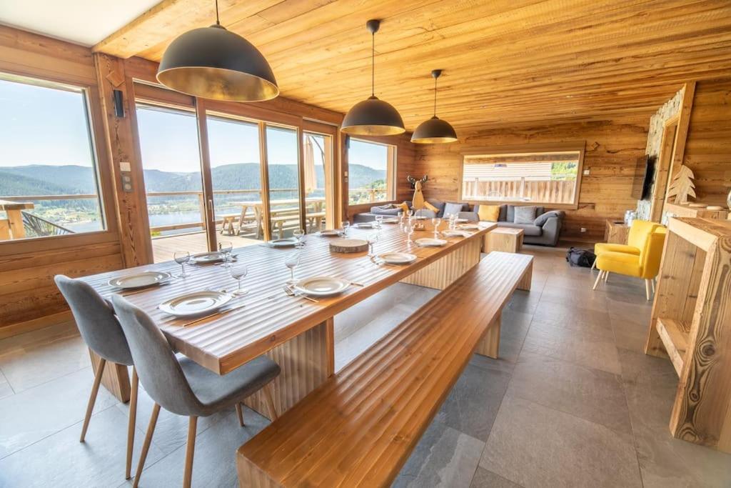Chalet 14p vue lac, spa et sauna