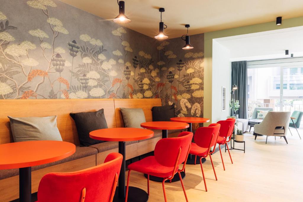 Posezení v ubytování harry's home Berlin-Moabit hotel & apartments