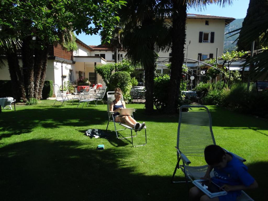 Zahrada ubytování Garnì Ischia