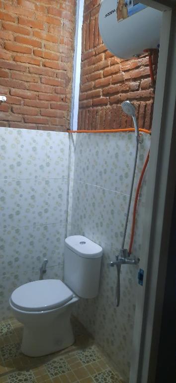 Koupelna v ubytování Georium Dunia