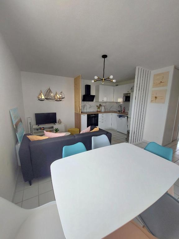 T3 de 6 couchage quartier villeroy proche plages, paillottes