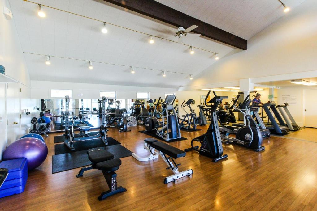 Fitness centrum a/nebo fitness zařízení v ubytování Ludlow Seaside Hale'