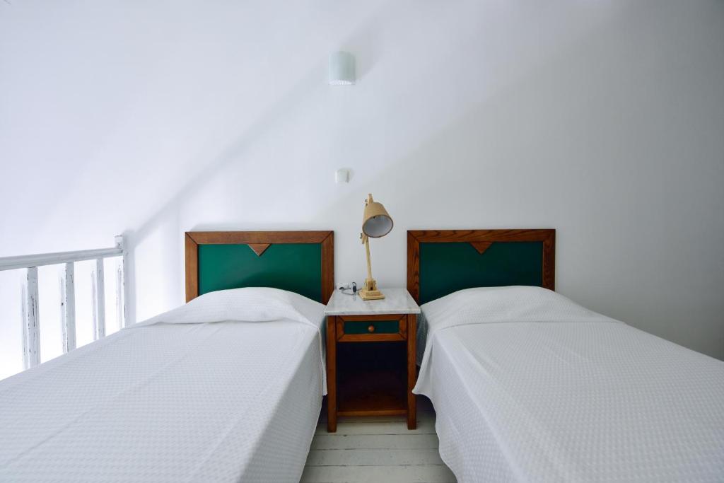 Posteľ alebo postele v izbe v ubytovaní Kalidon beach Hotel