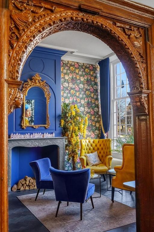 Et opholdsområde på Boutique Hotel des Arts
