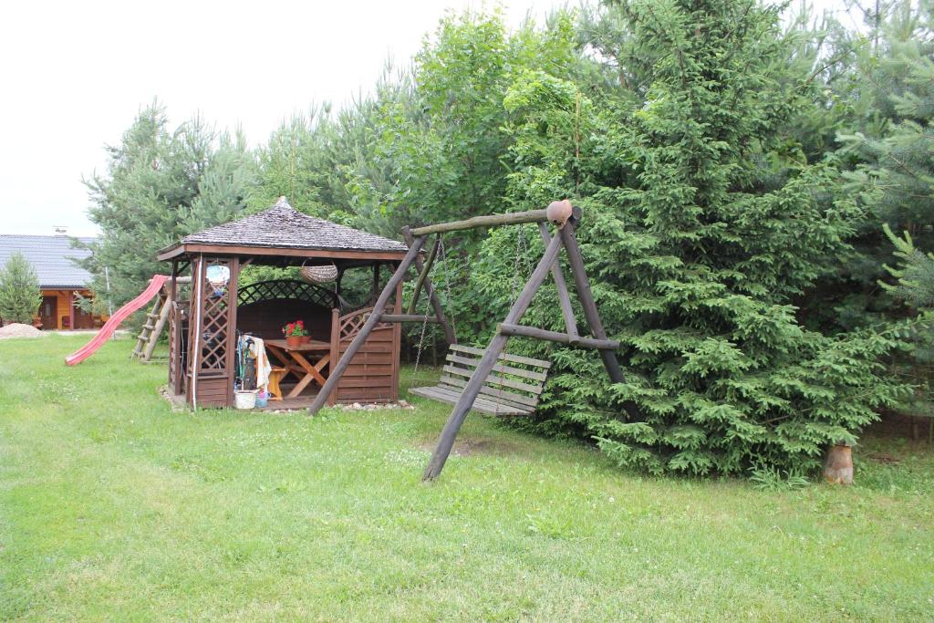 Herní místnost nebo prostor pro děti v ubytování Farmstay Marianówka u Tesi