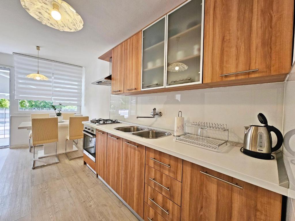 Kuchyňa alebo kuchynka v ubytovaní Apartment Baul