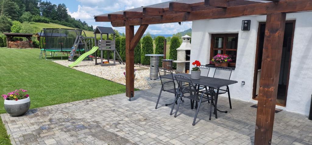 Zahrada ubytování Apartmány pri Dunajci