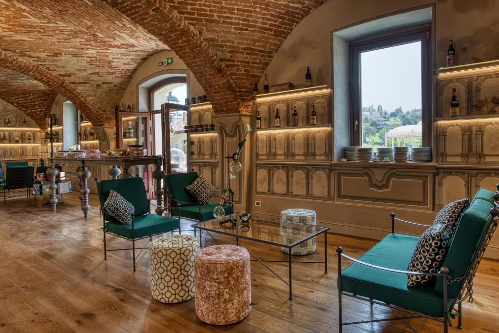 Posezení v ubytování Relais Le Due Matote