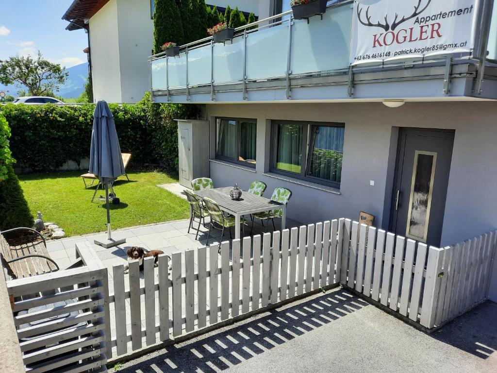 A balcony or terrace at Apartment Kogler